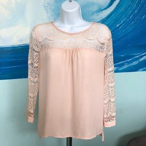 F21 Ballet Pink Blouse